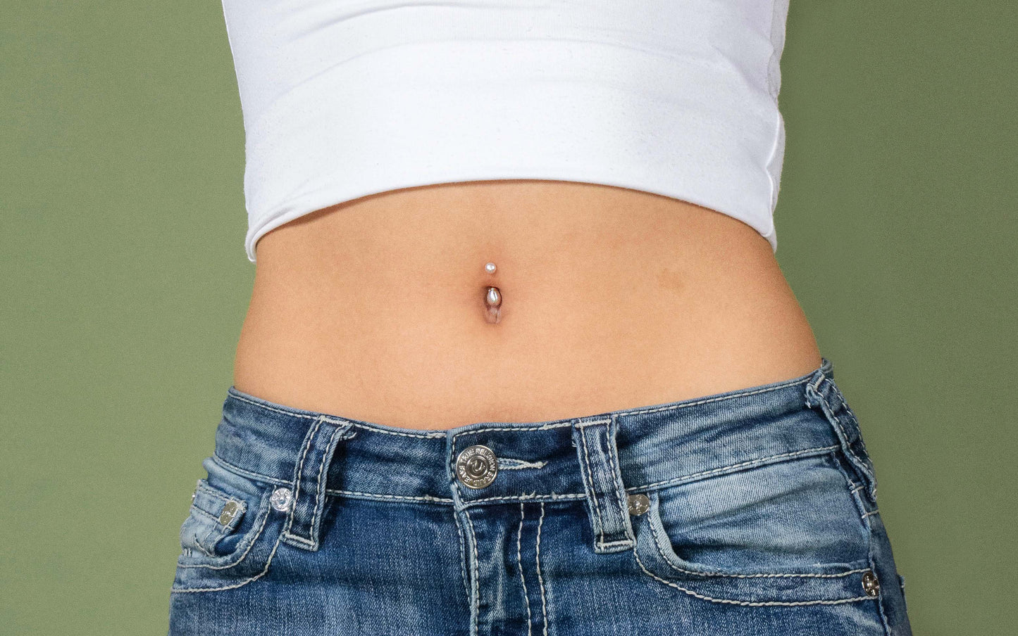 Teardrop Pearl Barbell